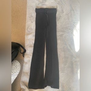 Soft, grey flowy pants